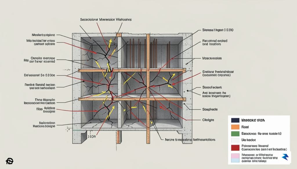 A detailed technical illustration showing the cross-section of a reinforced&hellip;