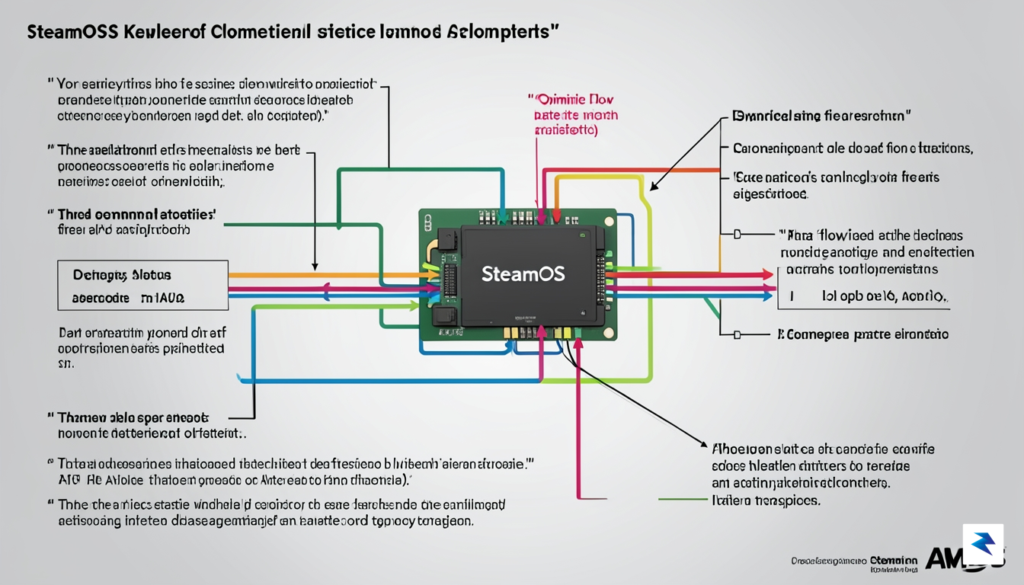 A technical schematic showing the connection between the SteamOS kernel&hellip;