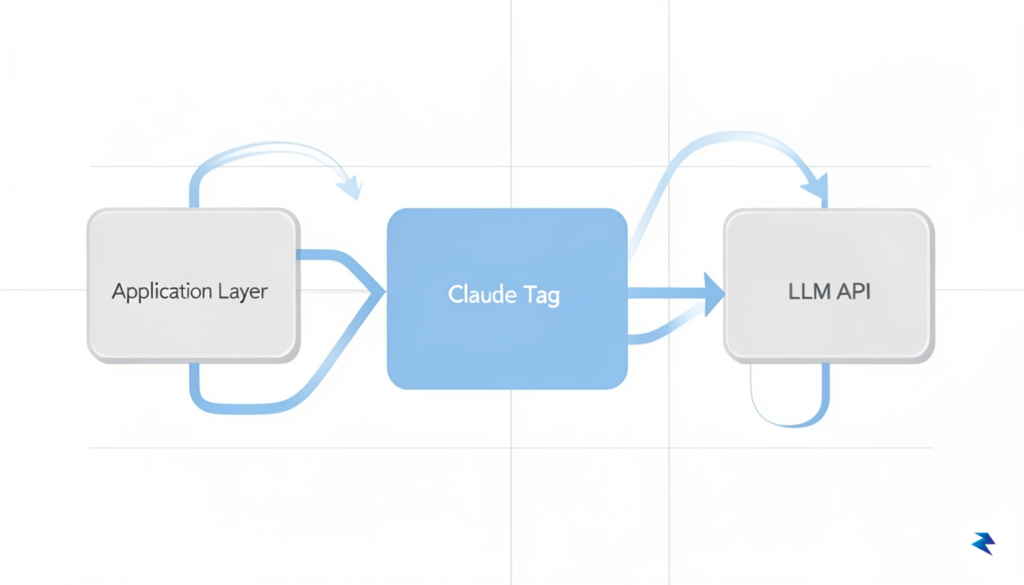 A clean, modern diagram illustrating a software pipeline where a&hellip;