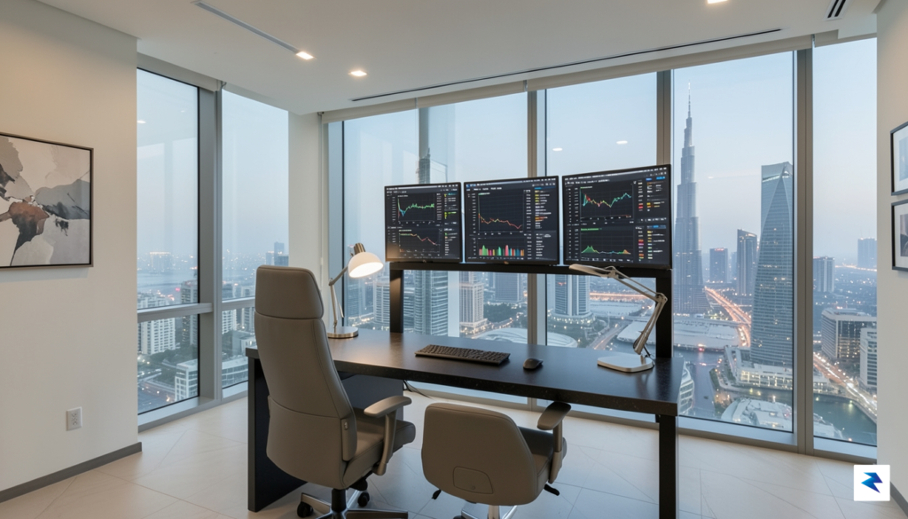 A modern, high-tech office space in the Dubai Financial Centre&hellip;
