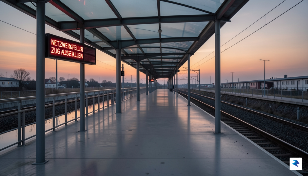 A wide-angle, cinematic shot of a modern, empty German train&hellip;