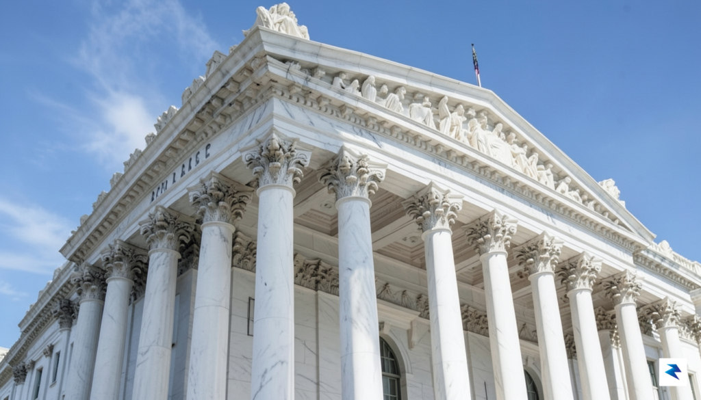 A photograph of the United States Supreme Court building exterior&hellip;