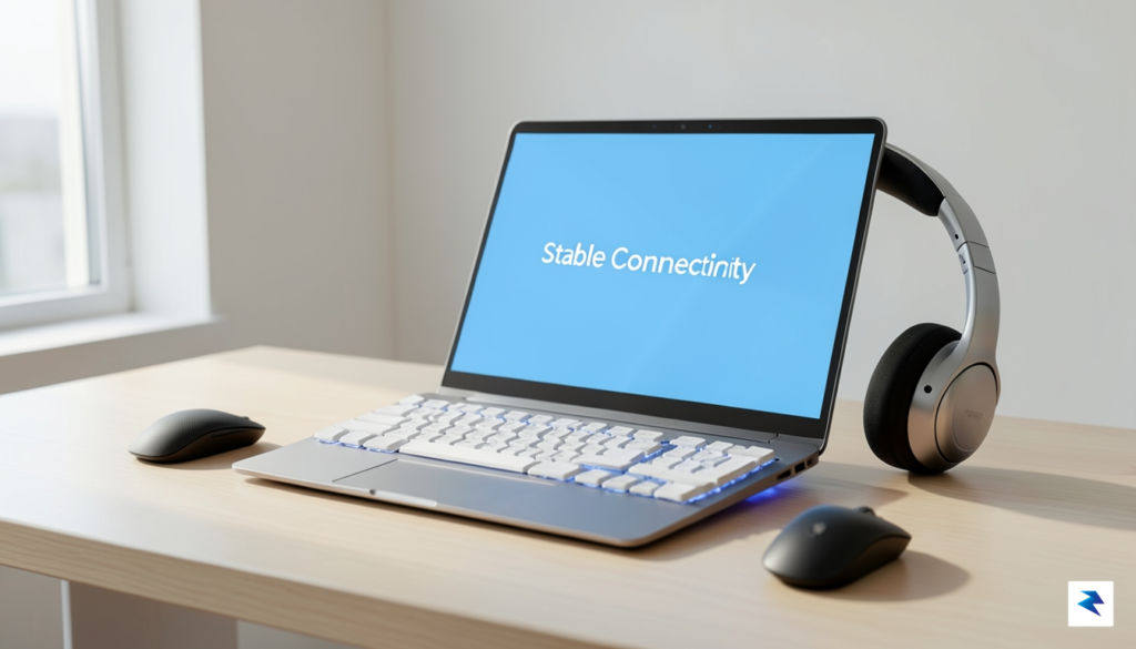 A clean, minimalist desk setup featuring a wireless mouse, mechanical&hellip;