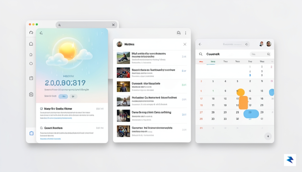 Refining the User Interface: Widgets and Taskbar Tweaks