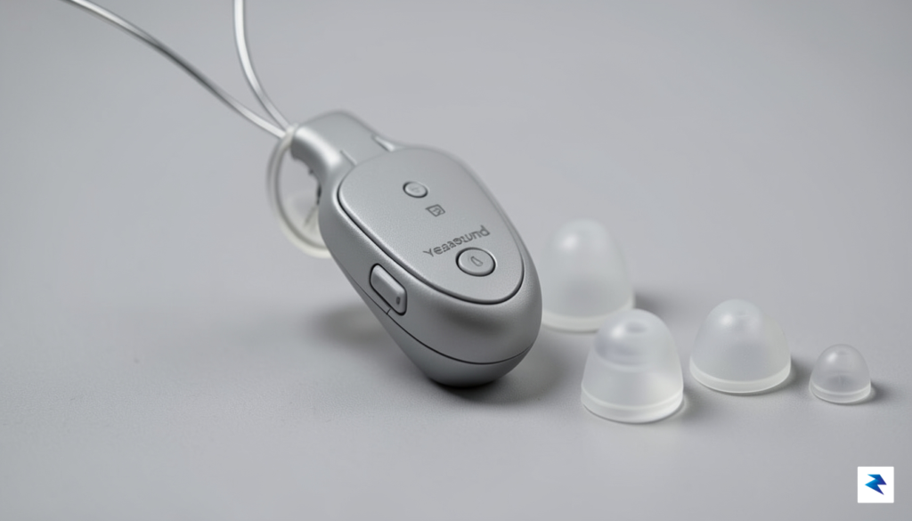 A close-up, high-quality studio shot of the Yeasound RIC800 hearing&hellip;