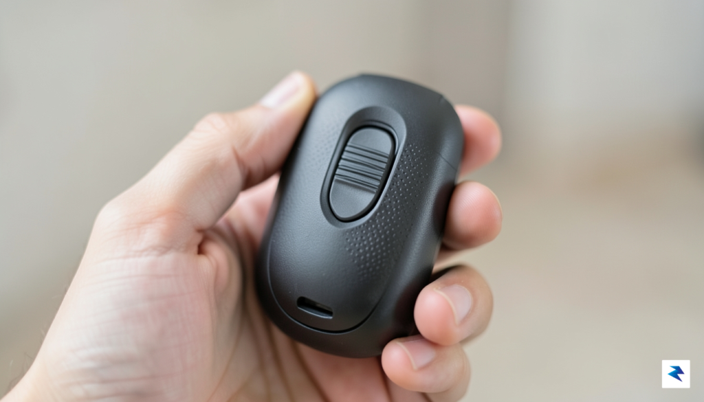 A close-up, high-detail photograph of a modern, sleek personal safety&hellip;