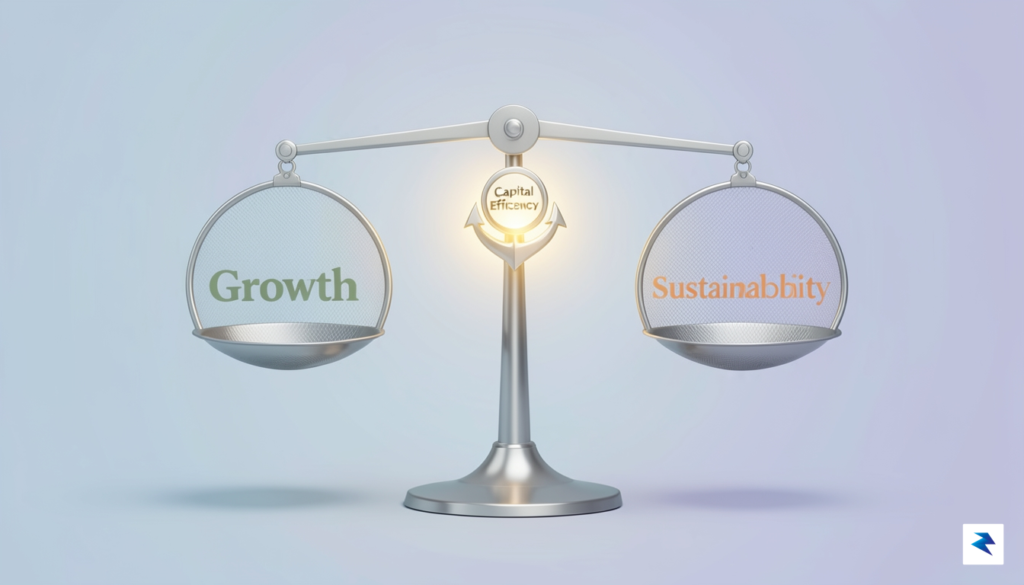 A minimalist digital illustration showing a balance scale, where one…