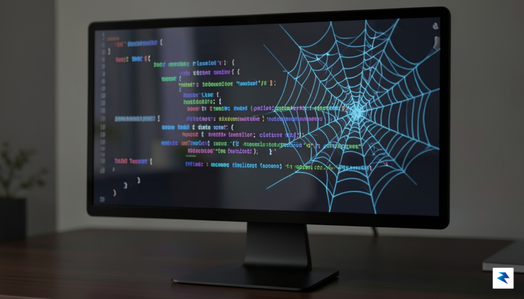 A close-up of a computer monitor displaying clean, elegant code&hellip;