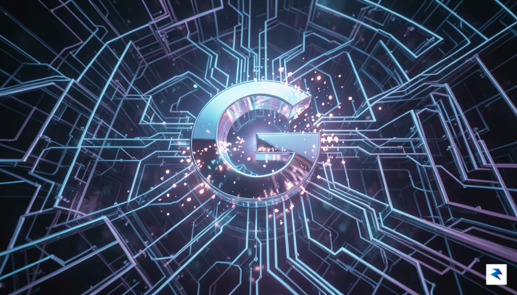A digital illustration showing a complex, glowing labyrinth of circuits,&hellip;