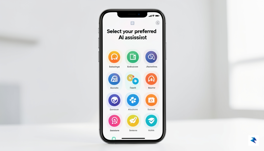 A modern smartphone screen displaying a clean, user-friendly setup menu&hellip;