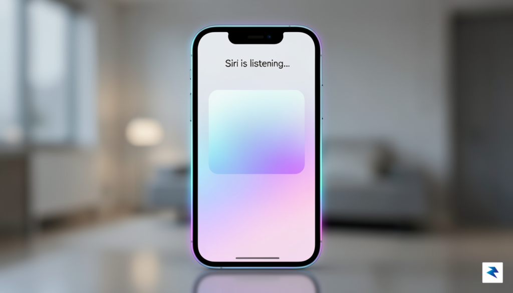 A sleek, modern smartphone interface showing a gentle, multicolored light&hellip;