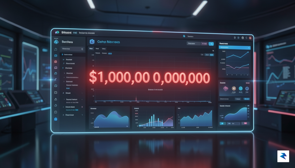 A conceptual digital visualization of a glowing, futuristic cloud computing&hellip;