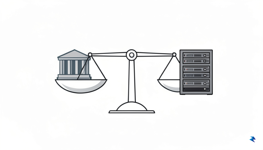 The Role of Regulation vs. Public Infrastructure