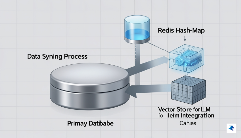 A technical diagram showing a hybrid architecture with a primary&hellip;