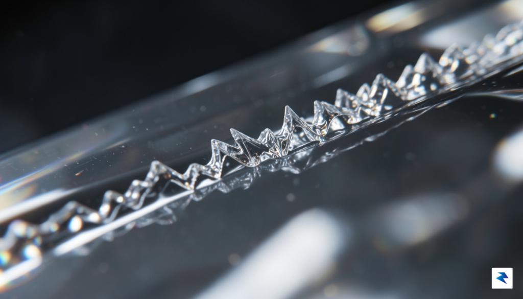 A microscopic, high-speed visualization of a fluid undergoing shear stress,&hellip;