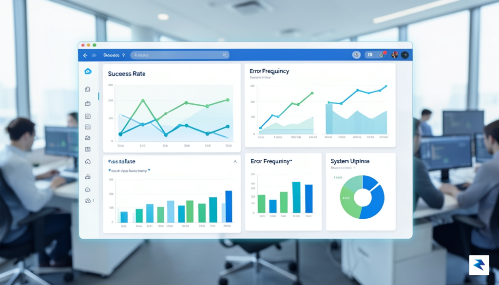 A conceptual illustration of a digital dashboard showing clean, organized&hellip;