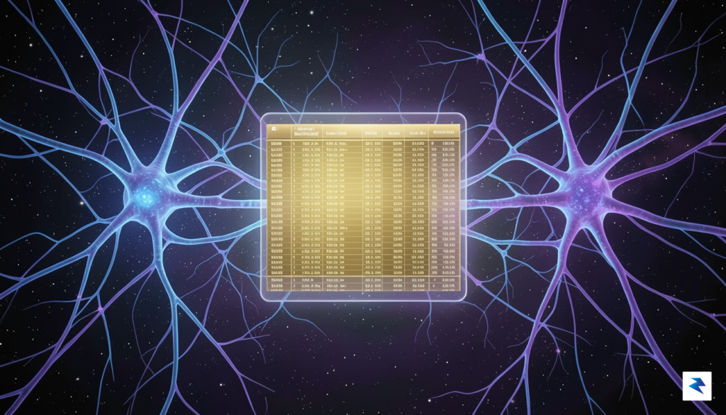 A conceptual digital illustration showing a glowing neural network infrastructure…