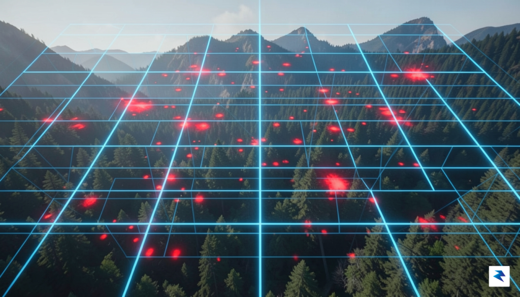 A conceptual visualization showing a digital image being scanned by…