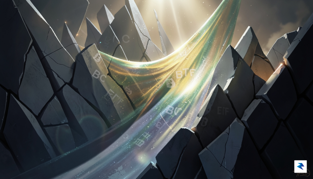 A vibrant, abstract illustration depicting a powerful surge of energy…