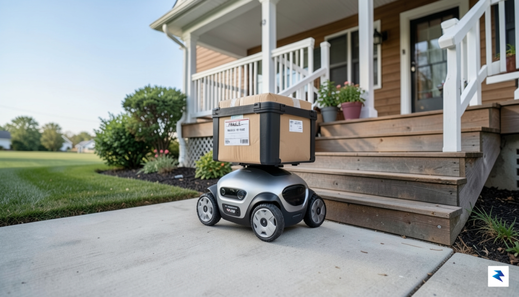 A wide-angle shot of a Boston Dynamics Spot robot standing&hellip;