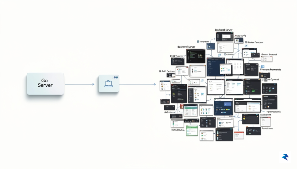 A conceptual illustration showing a simplified web architecture where a&hellip;