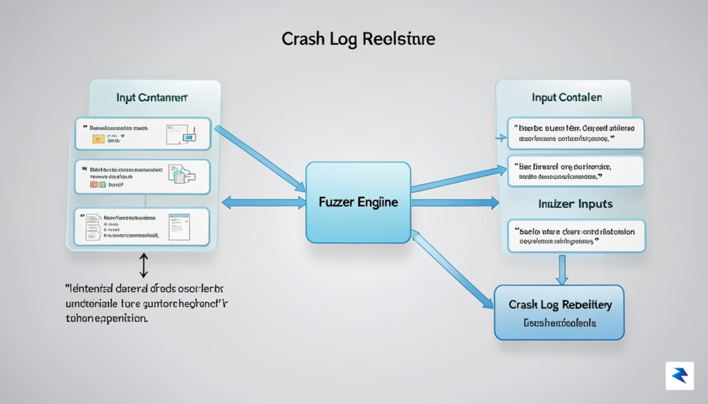 A conceptual diagram showing a containerized testing environment with isolated…