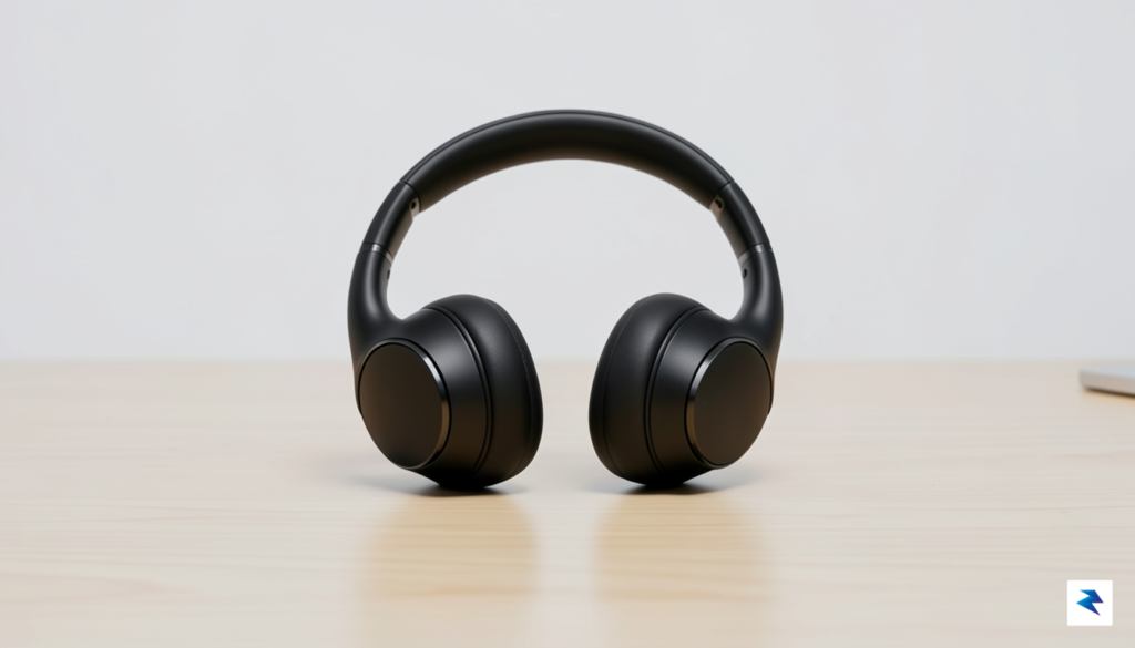 A sleek, modern product photography studio shot featuring a pair&hellip;