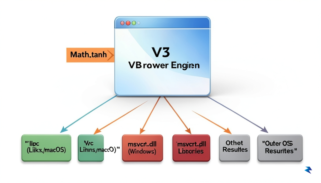 A conceptual diagram illustrating a browser engine (like V8) calling&hellip;