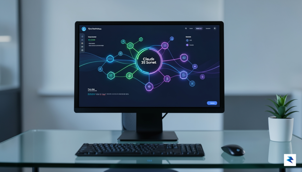 A clean, professional visualization of a digital dashboard showing modular…