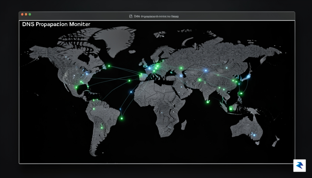 A sleek, dark-themed terminal window displaying a map of the…