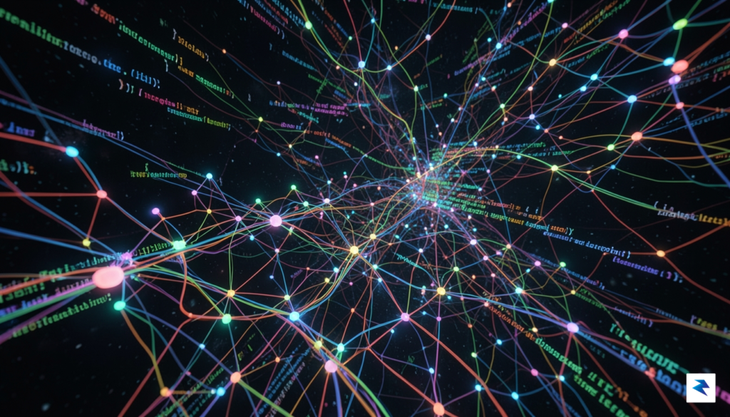 A digital visualization of an AI neural network struggling to&hellip;