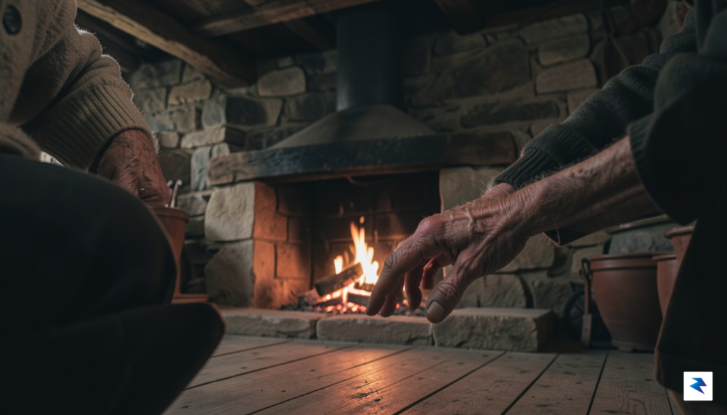 A atmospheric, cinematic shot of an elderly person&rsquo;s weathered hands&hellip;