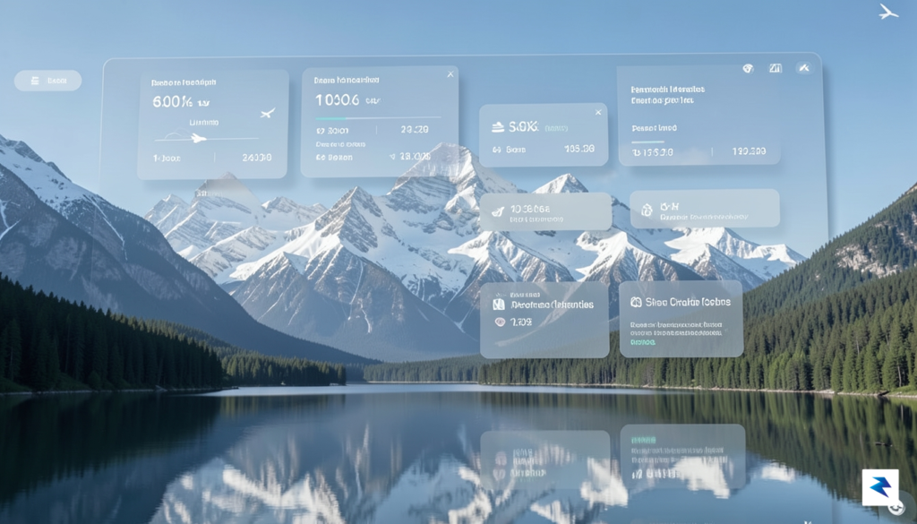 A sleek, modern digital interface overlaying a high-resolution photograph of&hellip;