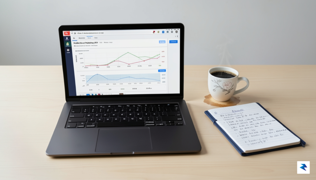 A clean, professional flat-lay photograph of a laptop displaying a&hellip;