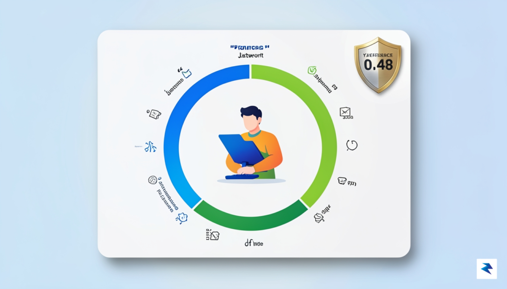 A sleek, modern digital player card featuring a stylized avatar…