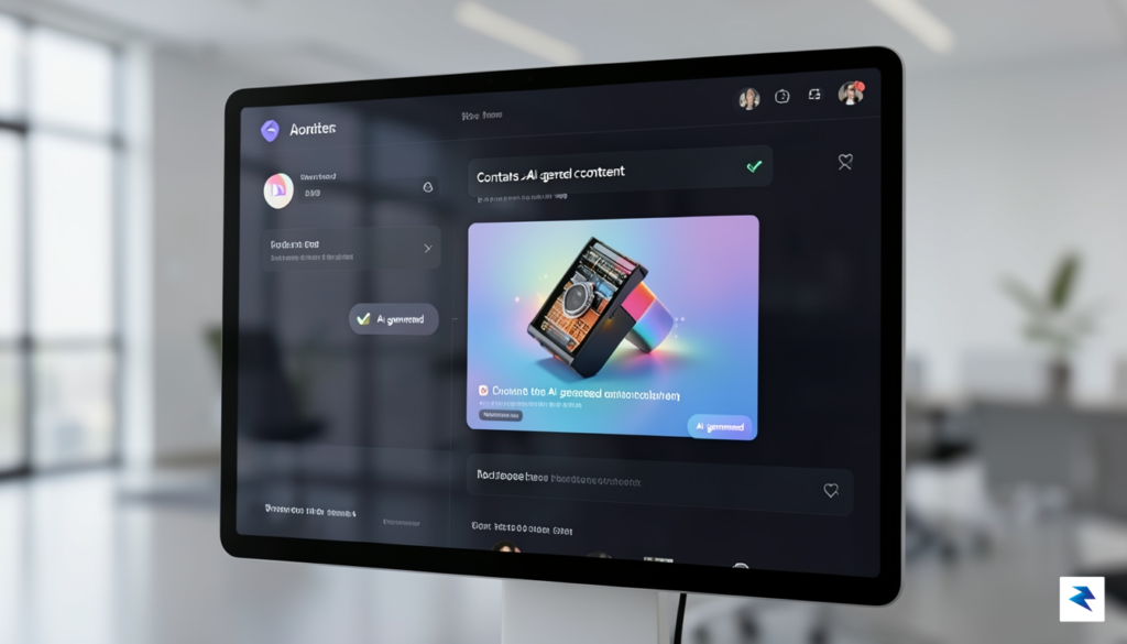 A close-up digital interface showing an advertiser's dashboard with a&hellip;