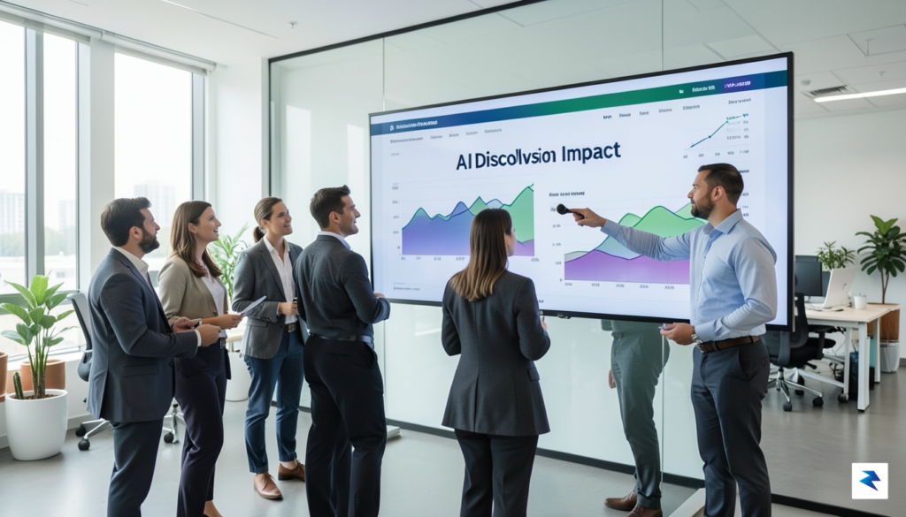 A diverse group of marketing professionals and data analysts in&hellip;