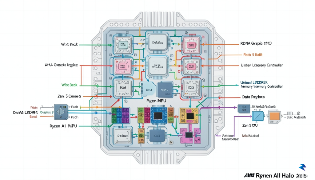 A detailed, stylized cross-section diagram showing the internal architecture of…