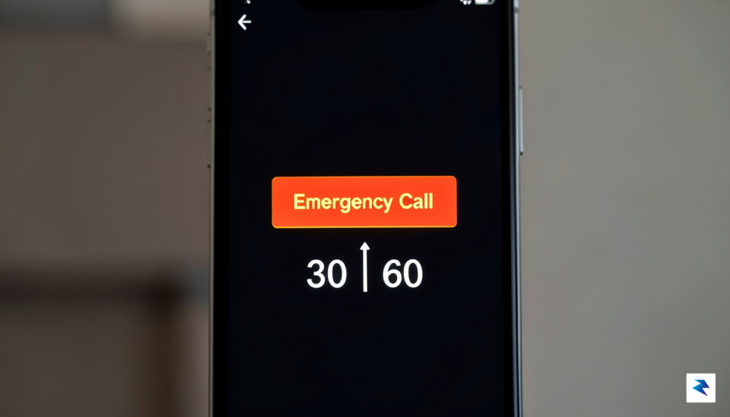 A close-up shot of a smartphone screen displaying an active&hellip;