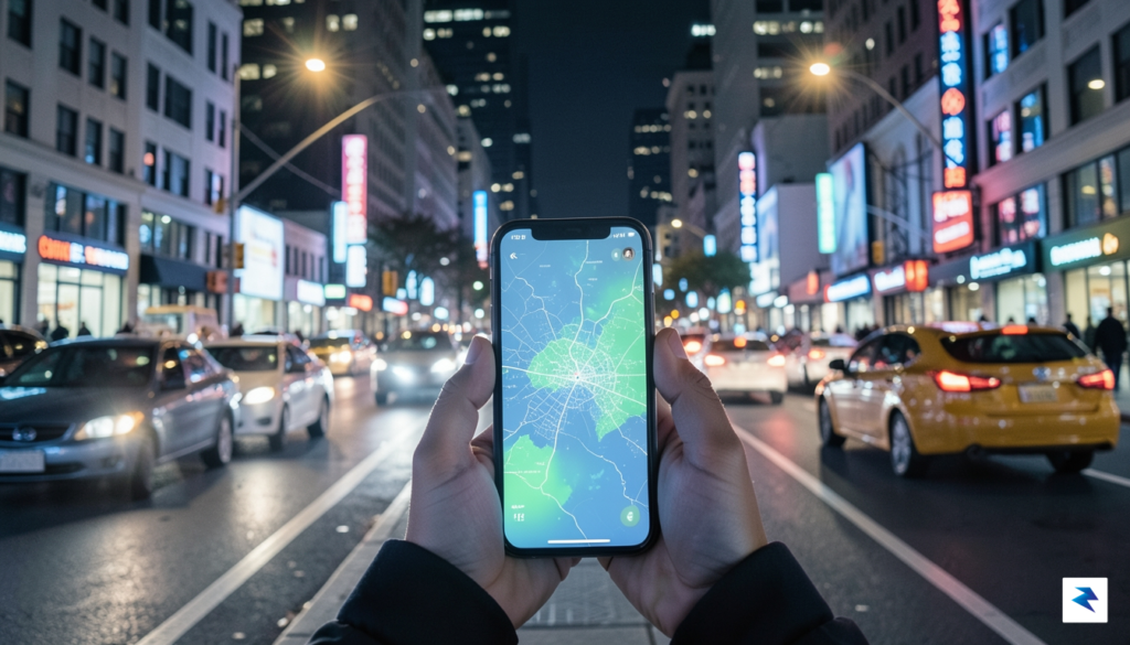 A high-resolution, cinematic shot of a person holding a smartphone&hellip;