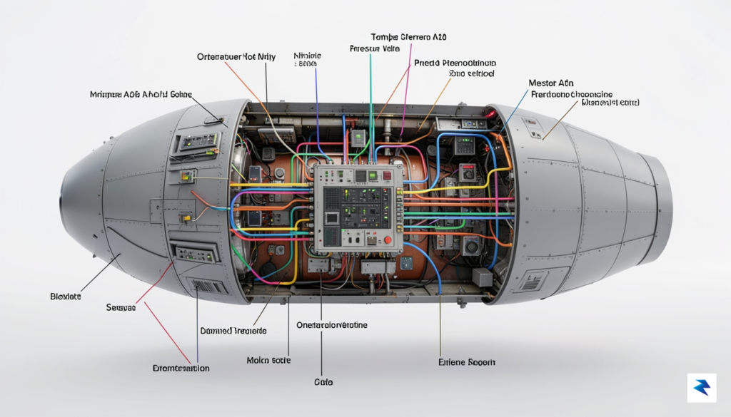 A detailed schematic or CGI rendering of a rocket's internal&hellip;