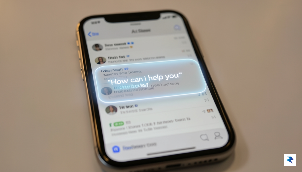 A close-up shot of an iPhone screen showing an AI-powered&hellip;