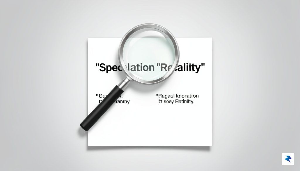 Distinguishing Speculation from Strategic Reality