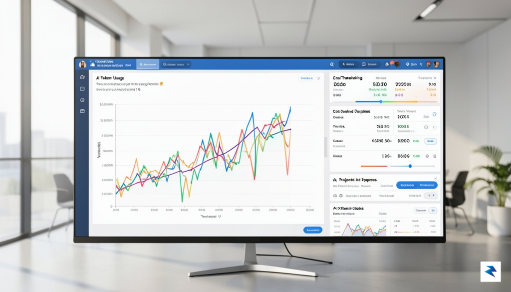A professional dashboard showing a data visualization graph with spikes&hellip;
