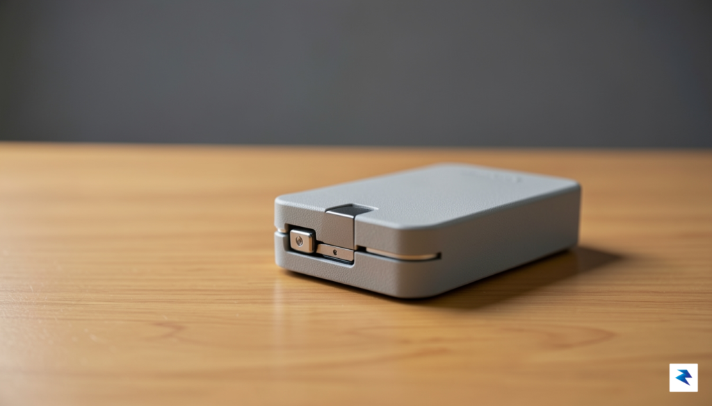 A close-up, high-resolution studio shot of the Light Flip resting…