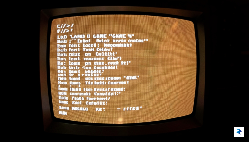 A close-up, high-contrast photograph of a CRT television screen displaying&hellip;