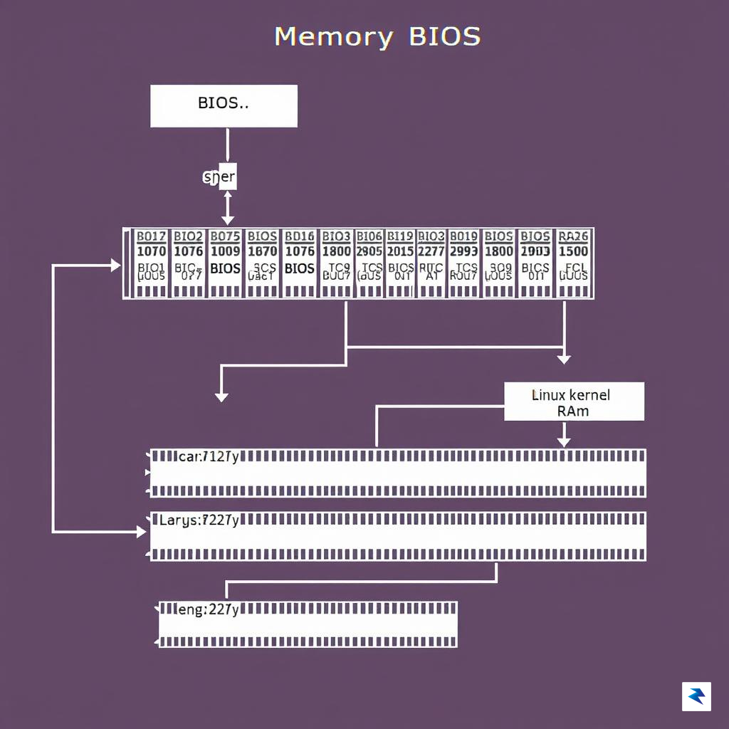 A technical diagram showing the memory map of a Sega&hellip;