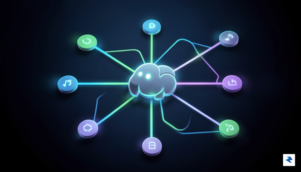 A modern, clean digital illustration showing interconnected nodes representing secure,&hellip;