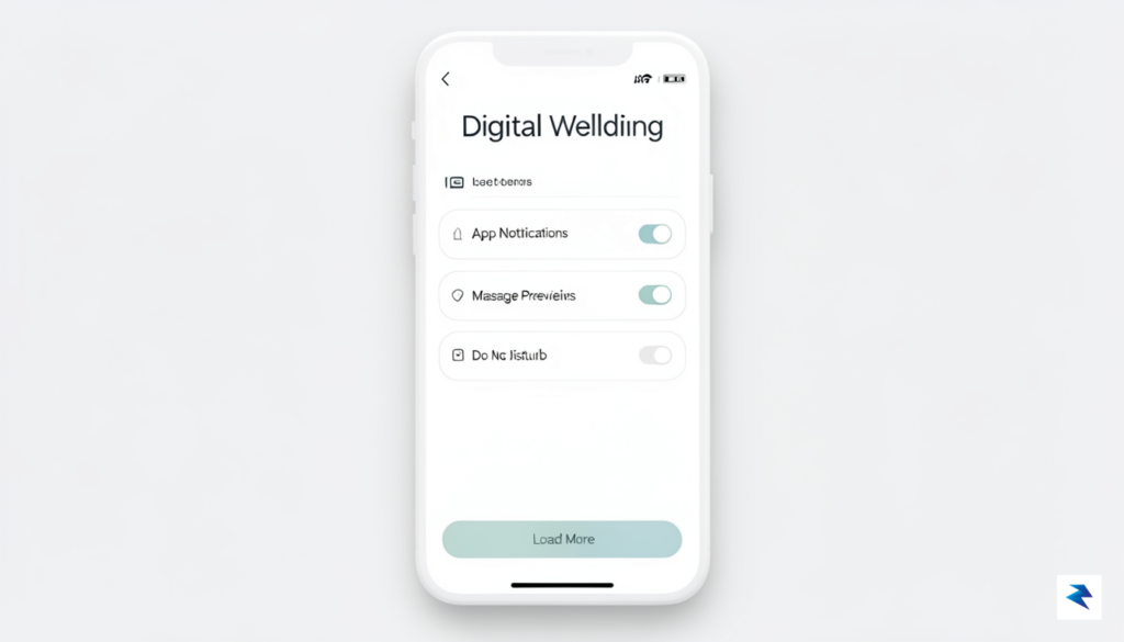 A clean, minimalist smartphone interface displaying a "Digital Wellbeing" dashboard…