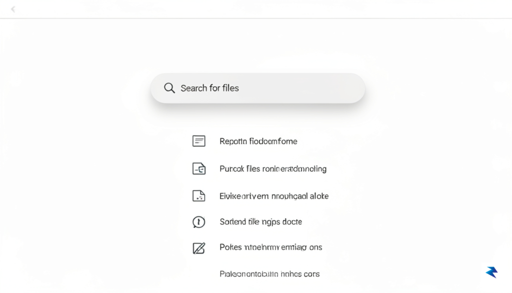 A clean, minimalist Windows 11 desktop search bar showing only&hellip;